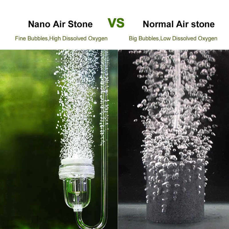 Air Stone Nano Bubble Stone Mini Oxygen and Co2 Bubble Diffuser Mute Low Pr