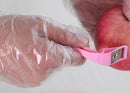 100x Clear Polythene Gloves Plastic Disposable Food Safe Glove Cleaning %x