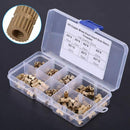 150pcs/Box Knurl Insert Nuts M3 Threaded Insert Screws Assortment Set Kit I O2I7