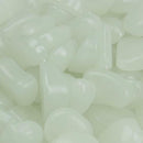 Bag of 100pcs Man-made Glow in Dark Pebbles Stone f/ Garden Walkway Sky Blue