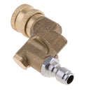 Brass 1/4-inch Quick Connect Pivot Coupler for Pressure Washer