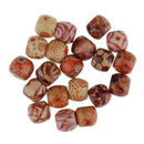 Wooden Pack of 20 Stylish Hair Decoration Beads Dreadlocks Bead Cuff Clip