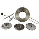 Stainless Steel Food Mill 2 Quart Capacity 3 Milling Discs T5Y5