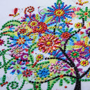 5D DIY Special Shaped Diamond Painting Color Tree Cross Stitch Embroidery