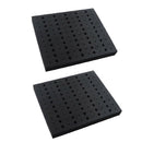 2x EVA Router Bit Storage Tray Holder for 110 Bits 60x 1/4" and 50x 1/2"