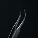 1pc Stainless Steel Tweezers Precision Anti-Static Curved Repair Tools