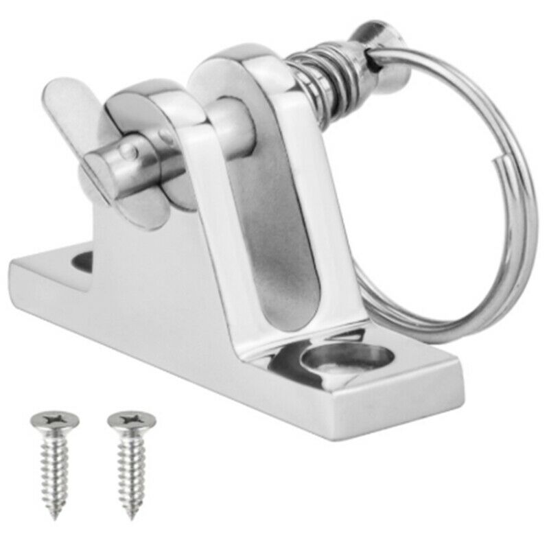 4Pack 316 Stainless Steel Bimini Top Hardware Deck Hinges for Boat Cover Bi Z2H4