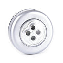 1pc wheels shaped 4 led night light lamp battery  press stick lamp !