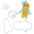 Girl Penguin Cutting Die Stencil DIY Scrapbooking Paper Card Album Craft