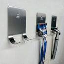 Stainless Steel Razor Shaver Holder Towels Hook Self Adhesive For Home Travel
