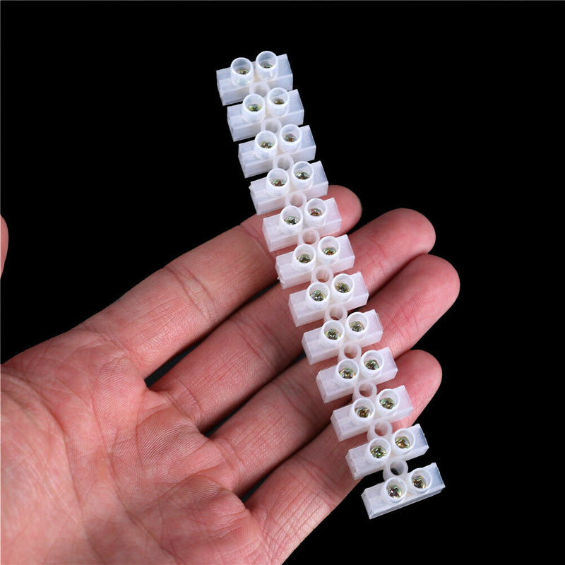 10A Electrical Wire Connection 12Position Barrier Terminal Strip Block RABDSE