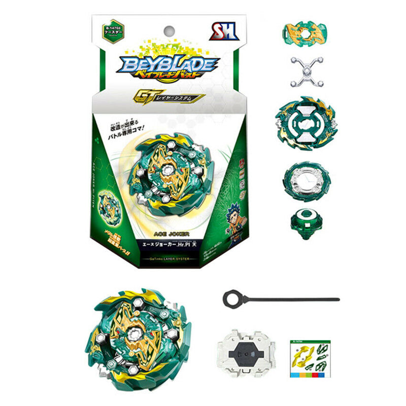 Beyblade Burst GT B-147 04 Ace Joker Ten Layer +Launcher+ Box Top Spinning Toys
