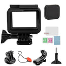 Housing Case Tempered Glass Film Adapter Safety Buckle for Gopro Hero 5 6 7 A