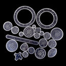 22PCS Accessories creative drawing toys spiral designs educational toys for ki3C