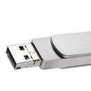 Pen Drive Metal Usb2.0 Stick Micro USB Type C 3-in-1 Flash Drive for PC 32G