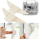 6x Sliding Closet Door Lock Window Stopper Wedge Lock Security for Kid Safty