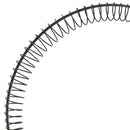 Lady Hairdressing Black Flexible Spiral Metal Hair Band Hoop P8B4