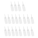 20 x 50ml Glue Oil Applicator Bottle Clear Squeezable Bottles for Quilling