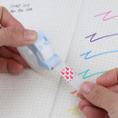 Transparent Masking Tape Blue/Pink Student Writing Copy Tape with Tape Cutt lj