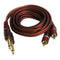 1.5m/4.92ft RCA to 1/4 Cable, Quarter inch Jack to RCA Male Y Splitter Aux LOT