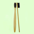 Eco Vegan Bamboo Charcoal-Toothbrush Antibacterial Soft Fine Oral Brus VLO