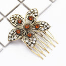 Bridal Wedding Crystal Jewel Diamante Hair Comb Hair Piece Clip Claw Clasp