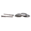10Pcs 22mm Emery Diamonds Cutting blades Drill Bit+2Mandrel For Set M&O