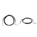 2pcs Stereo 6.35mm to 6.35mm 1/4" Jack Camera Headphone Audio Cable