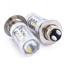 2X H6 BA20D PX15D 80W 3535 LED High Power SMD LED Super Bright White Light CA