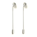 10 Pack Handmade DIY Lapel Pin Sticks Blanks Trays for Mens Suit Boutonniere