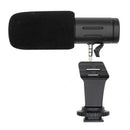 Video 3.5mm Microphone Condensor Directional Mic Stereo Smartphone Mic