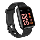 116 Plus 1.3 inch Screen Smart Bracelet Fitness Tracker Wristband (Black)