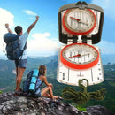 aseplate Map Compass Scale Ruler Magnifying Camping Hiking Fa Orienteering V1N6