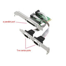 PCI Expansion Card Adapter Converter To Dual RS232 RS-232 Serial Ports COM
