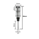 1/4inch Dia. Shank Router Collet Extension Chuck Holder Adapter 88mm Length