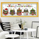 Line Embroidery Manual Cross Stitch Kit DIY Owl Needlework Christmas Gifts Z6H3