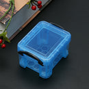 Cute Plastic Storage Boxes Home Furnishing Trumpet Mini Lock Box Organizer Blue