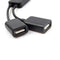 Dual Micro USB OTG Hub Host Adapter Cable For Tablet Phone Smart PC U5P6 X6L1