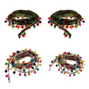 4Pcs Fringe Lace Trim Tassel Curtain Wedding Dress Ribbon DIY Sewing Craft