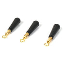 120pcs/set Black/White Fishing Gear Rotating Silicone Fishing Floating Float