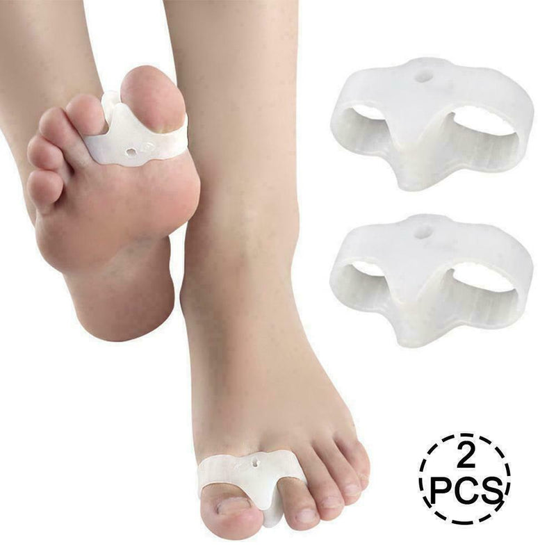 1 Pair Silicone Gel Bunion Toe Corrector Orthotics Separator Pain T7G1