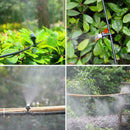 30 Micro Drip Irrigation Self Garden Watering Hose Spray Tee Sprinkler C2C2