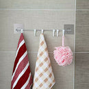 Wall Bar Kitchen Storage Rack for Utensils Spatula Casserole with Wall Hook