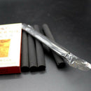 10Pcs Black Traditional Smokeless Moxa Stick Roll 14*110Mm Moxibustion OZ