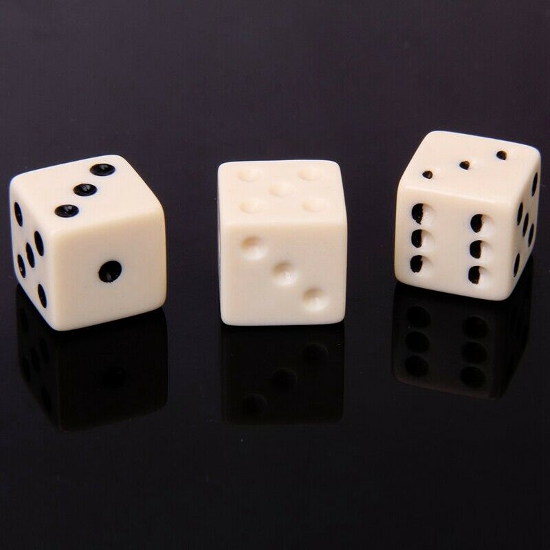 Mirror Dice Illusion Trick Game Magic Props O4V5