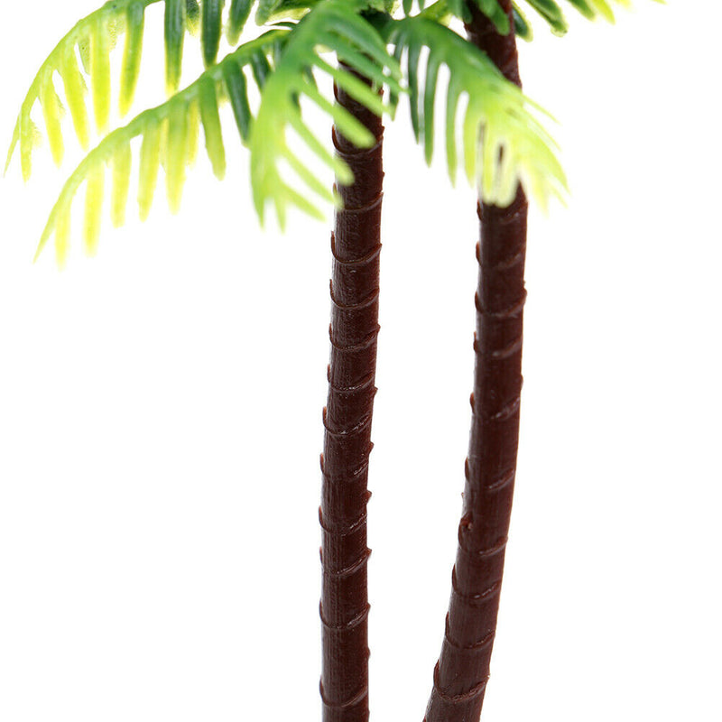 Mini Coconut Tree Plastic Green Water plants Aquarium Fish Tank plants M lbTOCA