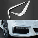 Front Fog Lamp Eyebrows Light Cover for Bmw 5 Series Sport G30 2017 2018 2P