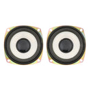 2x 3 Inch Speaker 5W 4ÃŽÂ© HiFi Full-Range Speaker For DVD/Multimedia Sub-box Horn