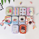 Portable Rectangle Tea Candy Storage Tin Lipstick Organizer Makeup Container OHK