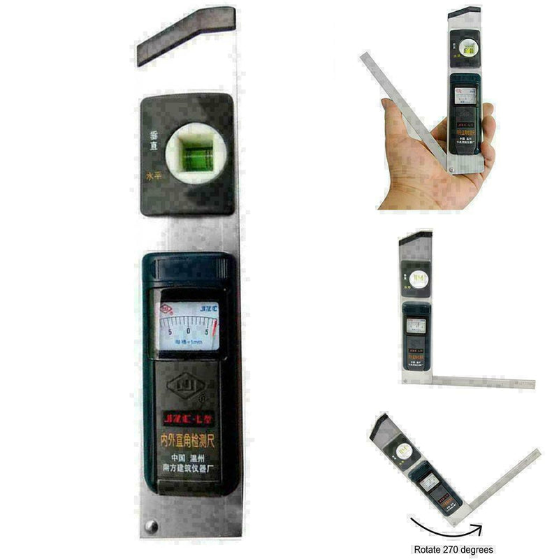 Electronic Protractor Ruler Digital Goniometer Angle Mat J7L1 Gauge Miter F L4W2